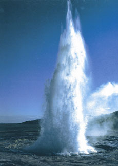 Geysir en Islande: paysages islandais